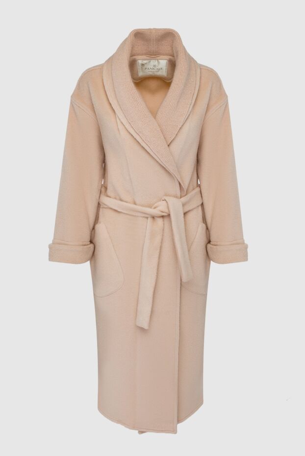 Panicale woman women's beige wool and polyamide coat buy with prices and photos 163250 - photo 1