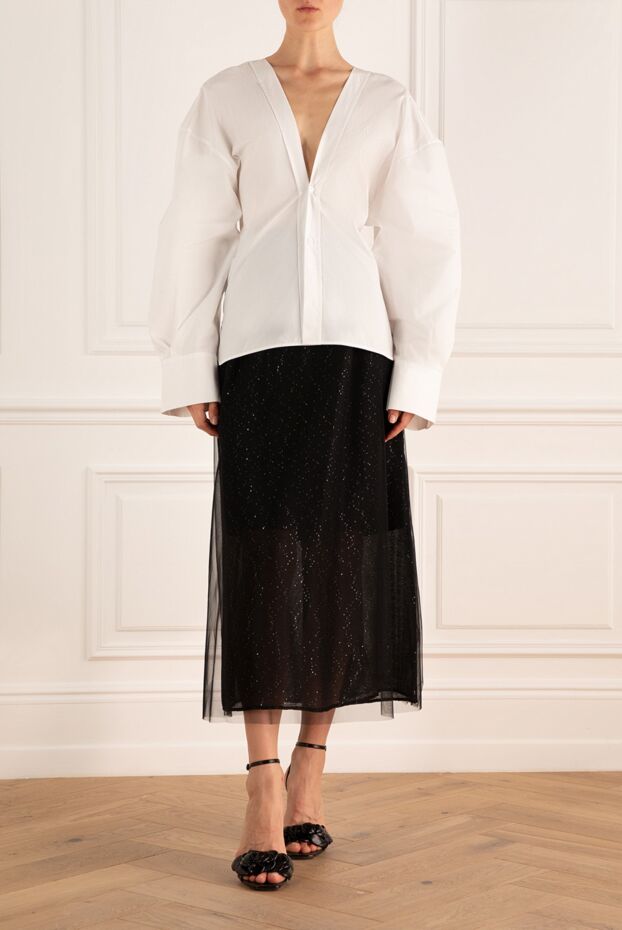 Peserico женские юбка черная женская купить с ценами и фото 163351 - фото 2