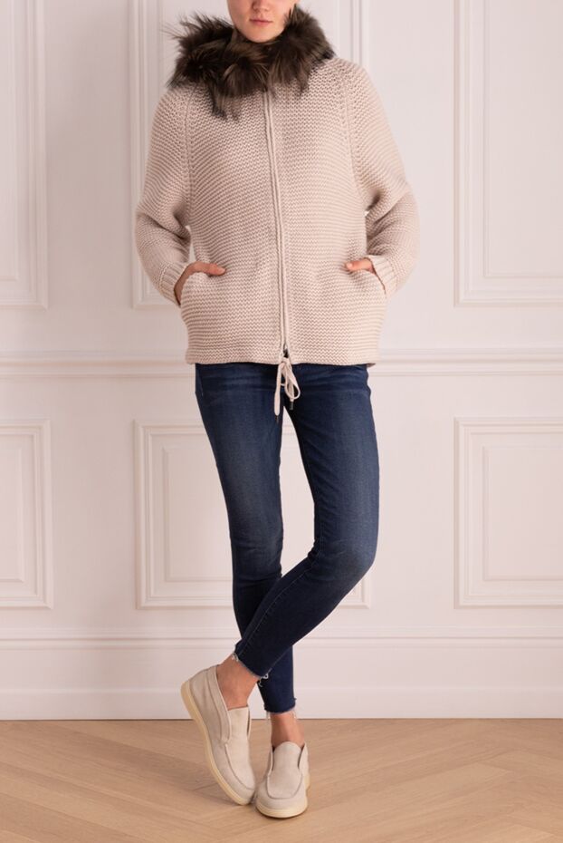 Peserico woman beige cardigan for women buy with prices and photos 163379 - photo 2