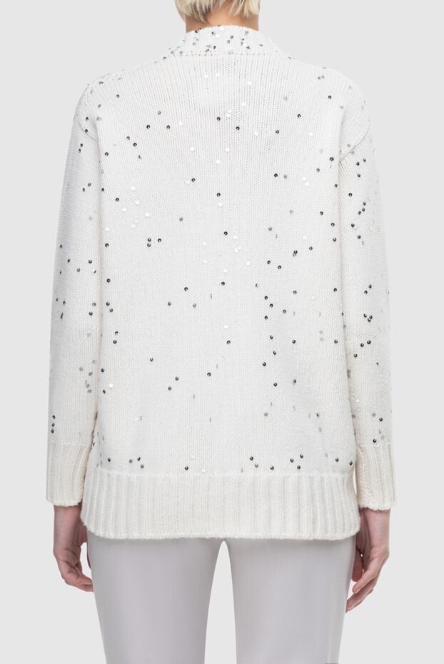 Lorena Antoniazzi white womens jumper with sequins 163411 - photo 3