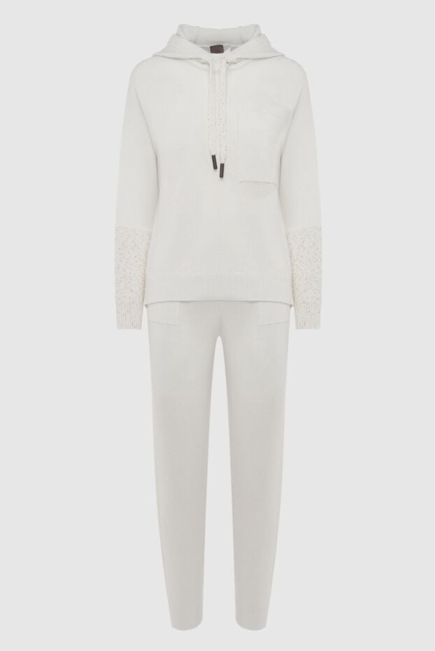 Lorena Antoniazzi white wool and polyester walking suit for women 163434 - photo 1