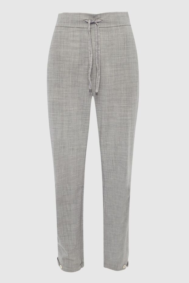 Lorena Antoniazzi woman gray wool trousers for women buy with prices and photos 163445 - photo 1