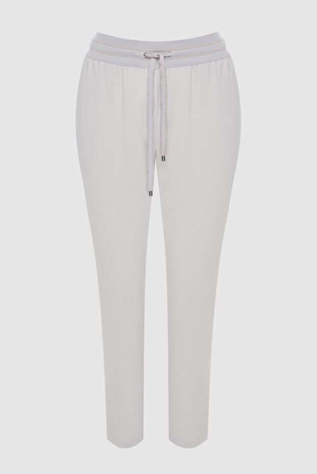 Lorena Antoniazzi woman gray wool and polyamide trousers for women buy with prices and photos 163449 - photo 1