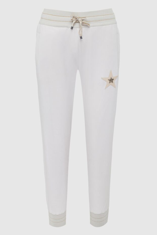 Lorena Antoniazzi woman white cotton trousers for women buy with prices and photos 163467 - photo 1