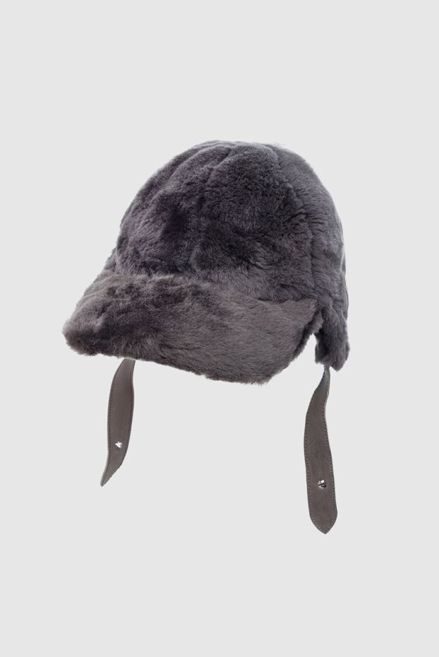 Lorena Antoniazzi women's dark gray cap with a strap 163517 - photo 3