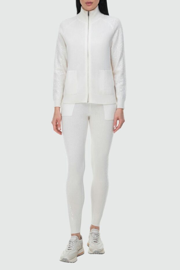 Cashmere & Silk Milano woman white women's walking suit made of cashmere buy with prices and photos 163537 - photo 2