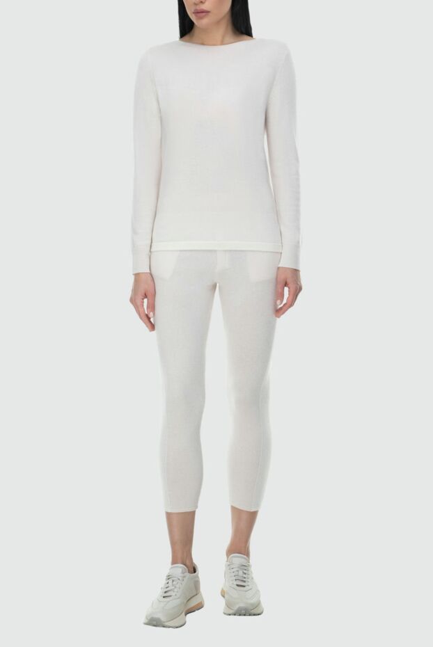 Cashmere & Silk Milano woman white women's walking suit made of cashmere buy with prices and photos 163538 - photo 2