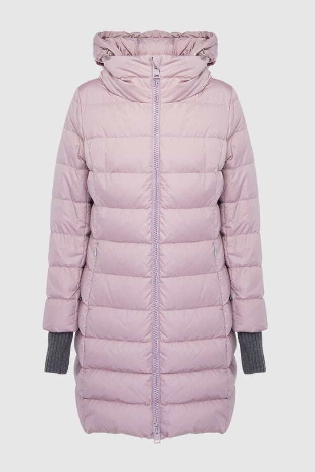 Herno pink elongated down jacket with a hood and glove-cuffs 163571 - photo 1