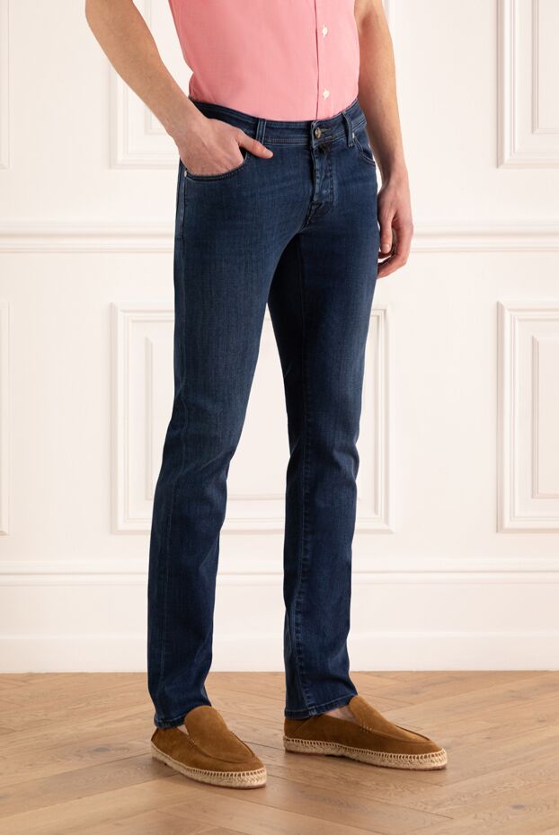 Jacob Cohen men's jeans made of soft denim with a delicate fading effect 163608 - photo 3