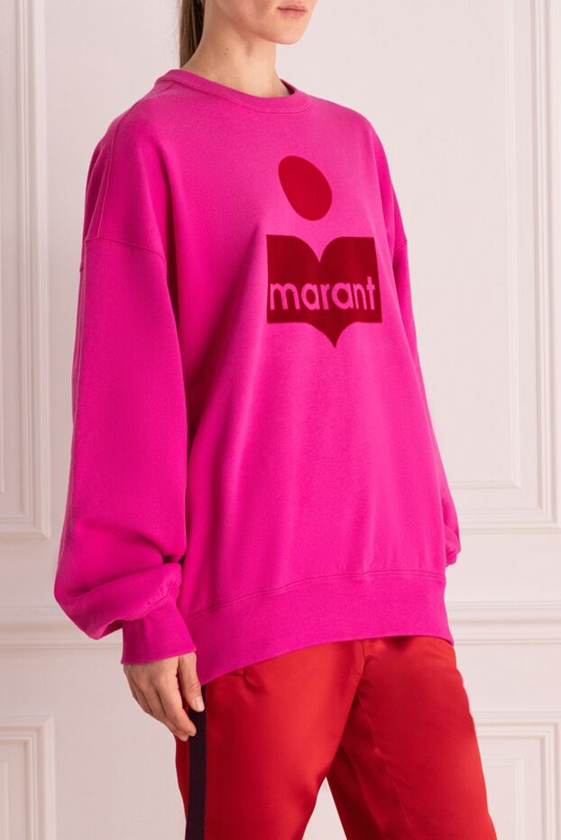 Isabel Marant pink cotton and polyester jumper for women 163660 - photo 3
