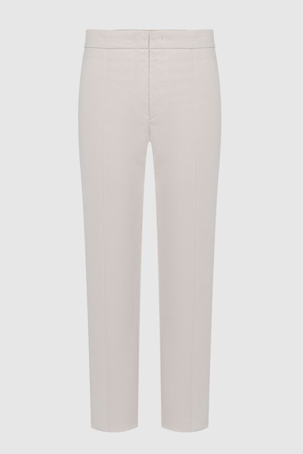 Isabel Marant woman white cotton and viscose trousers for women buy with prices and photos 163666 - photo 1