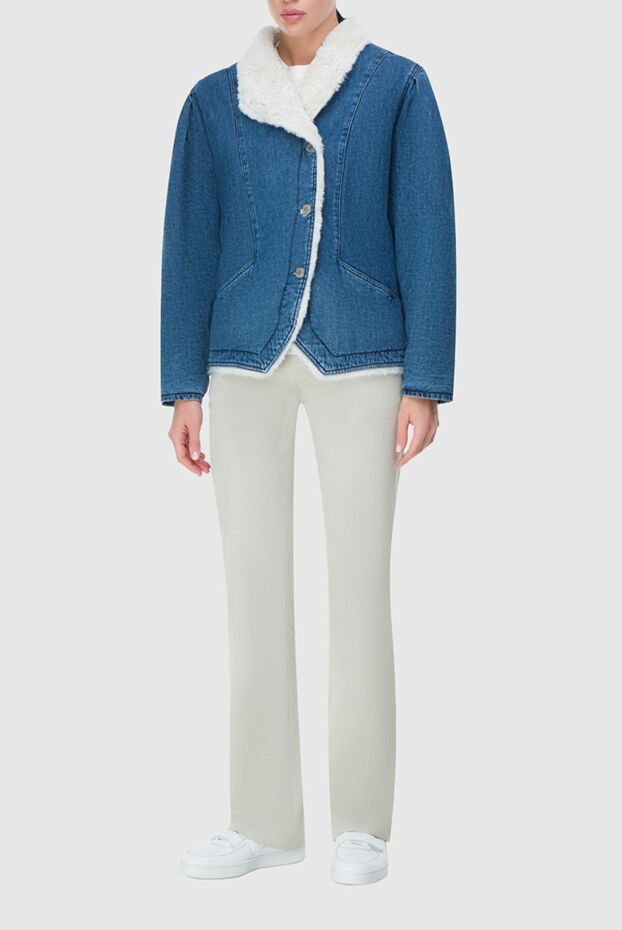 Isabel Marant женские жакет джинсовый из хлопка синий женский купить с ценами и фото 163671 - фото 2
