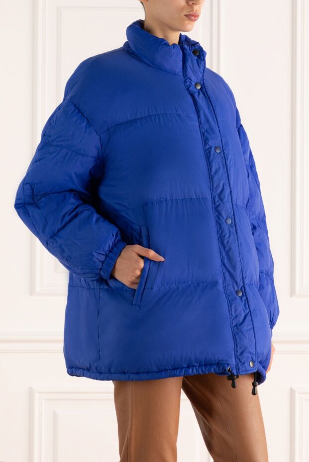 Isabel Marant women's straight cut down jacket in rich blue color 163679 - photo 3