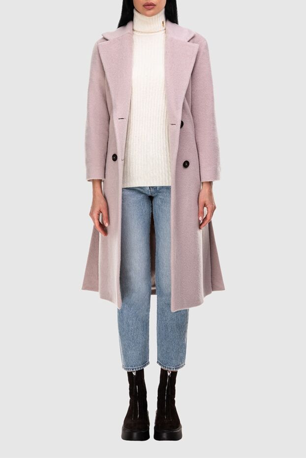 Cappellini женские пальто розовое женское купить с ценами и фото 163734 - фото 2