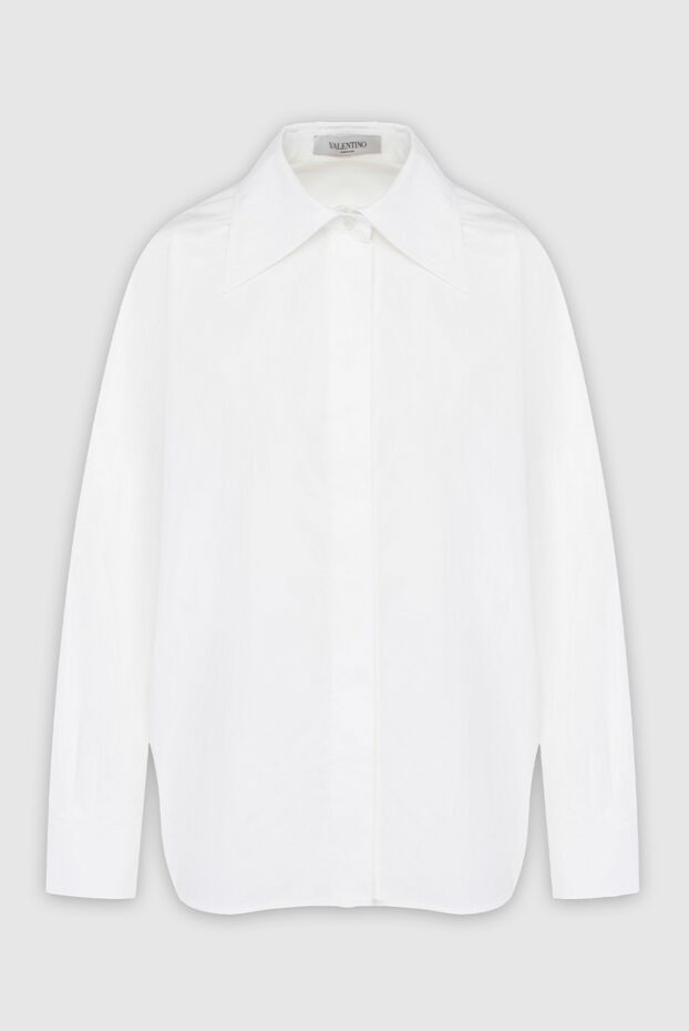 Valentino woman white cotton blouse for women buy with prices and photos 163768 - photo 1