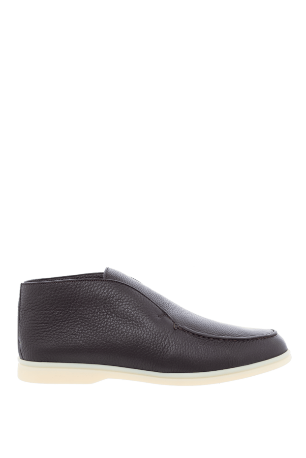 Loro Piana comfortable slip-on boots made of grained leather for demi-season men 163831 - photo 1