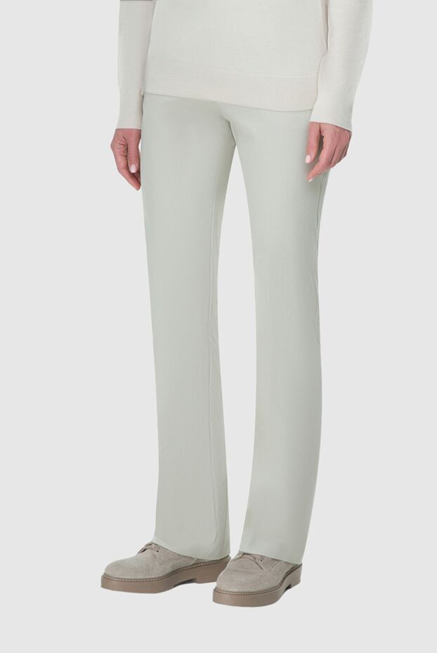 Women's straight-leg pants white - photo 2