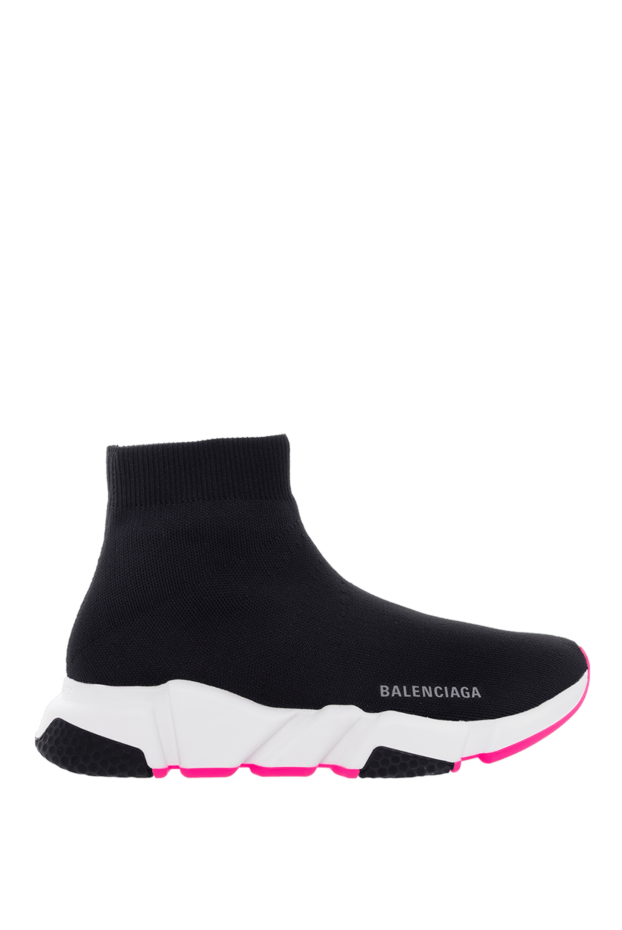 Balenciaga women's black sneakers with a contrasting sole 163871 - photo 1