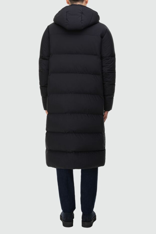 Moorer men's long black down jacket with hood 163947 - photo 3