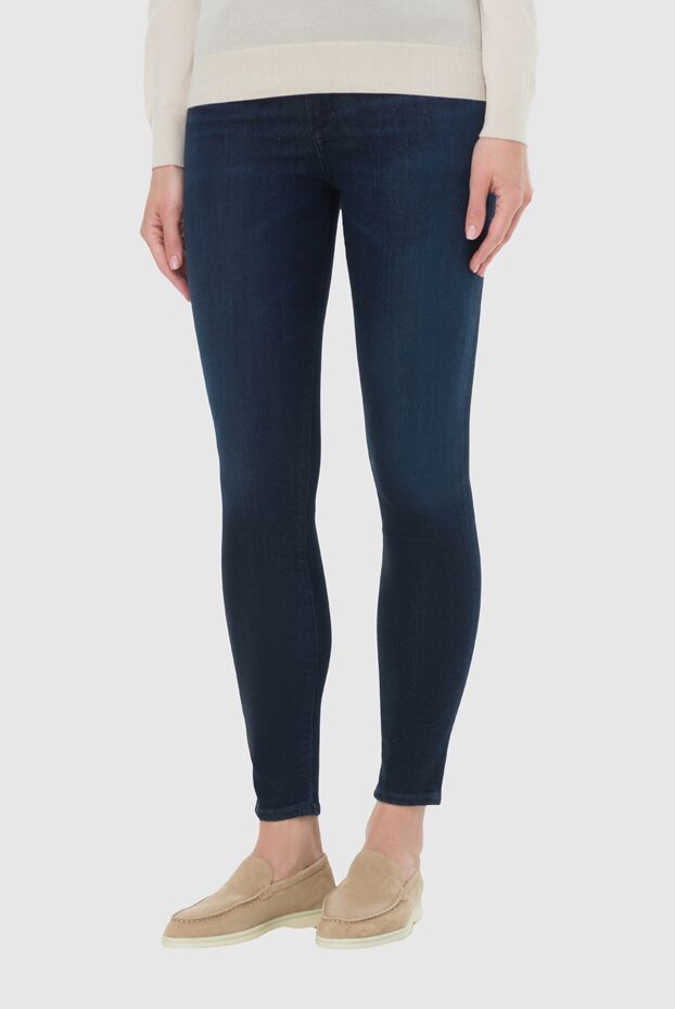 Citizens of Humanity women's blue jeans with high waist 163962 - photo 3