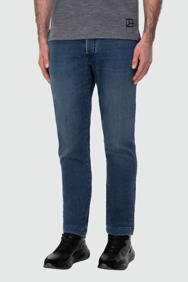 Jacob Cohen men's blue cotton skinny jeans 163970 - photo 3