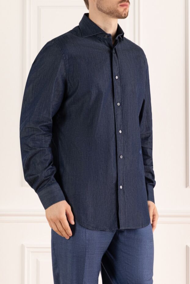 Jacob Cohen long sleeve denim shirt in deep blue 163975 - photo 3