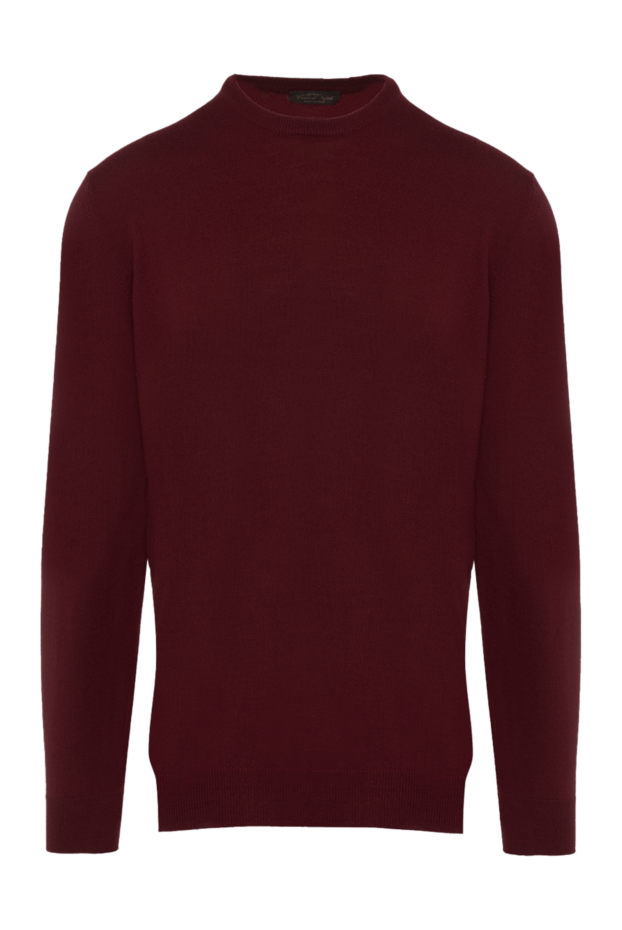 Cesare di Napoli man wool jumper burgundy for men buy with prices and photos 163993 - photo 1