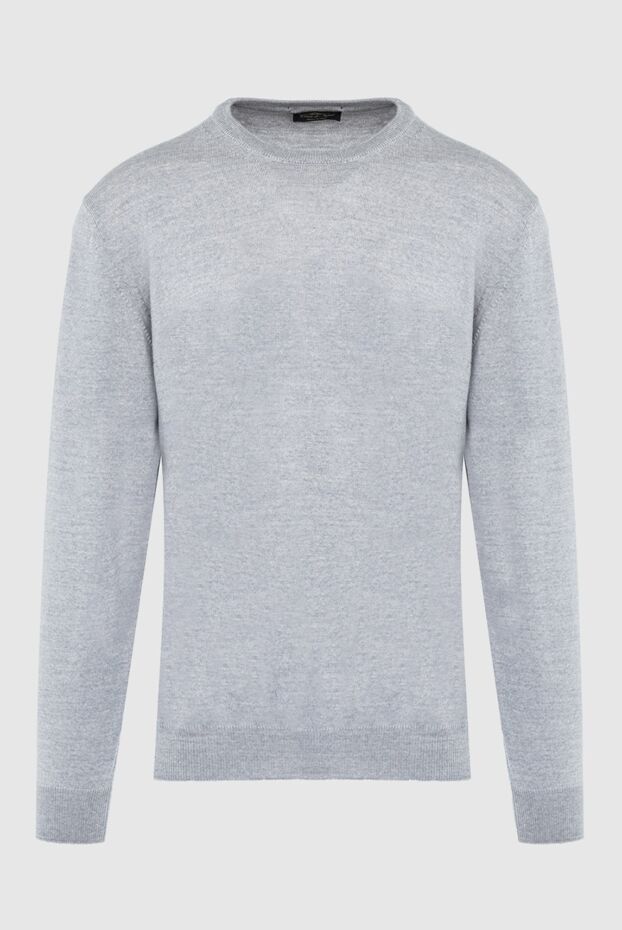 Cesare di Napoli man wool jumper gray for men buy with prices and photos 164004 - photo 1