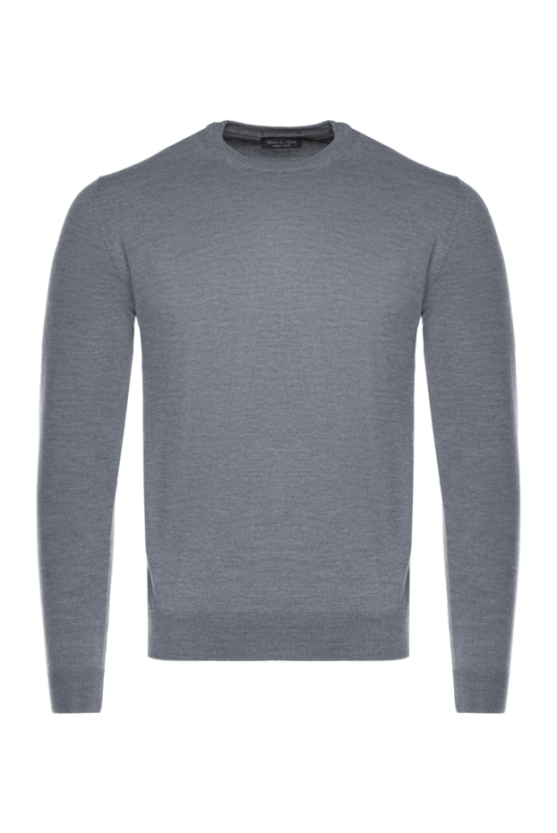 Cesare di Napoli man wool jumper gray for men buy with prices and photos 164005 - photo 1