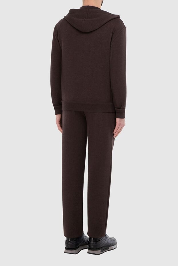 Cesare di Napoli sports suit for men made of wool brown 164041 - photo 3