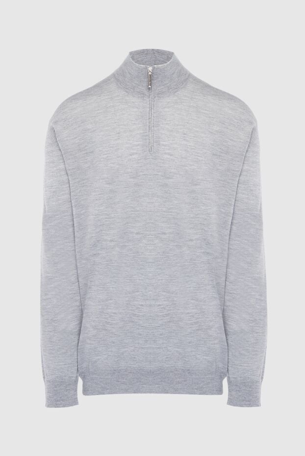 Stefano Ricci troyer cashmere and silk light grey melange 164082 - photo 1
