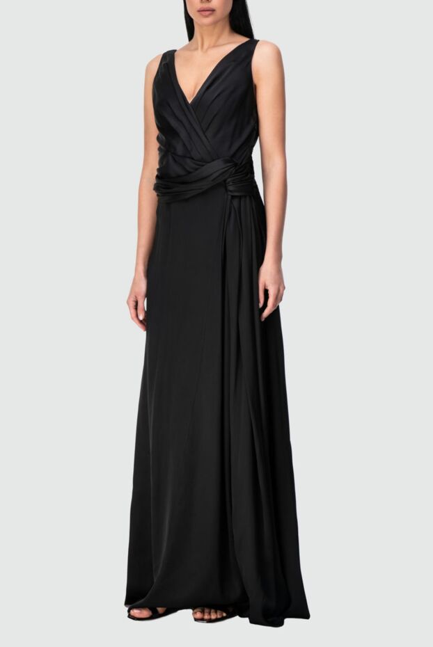 Dior floor length dress with black silk draping 164177 - photo 3