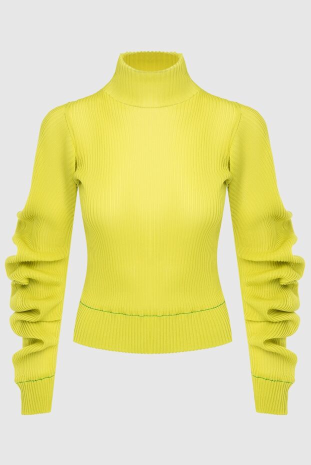 Bottega Veneta woman yellow silk jumper for women buy with prices and photos 164214 - photo 1