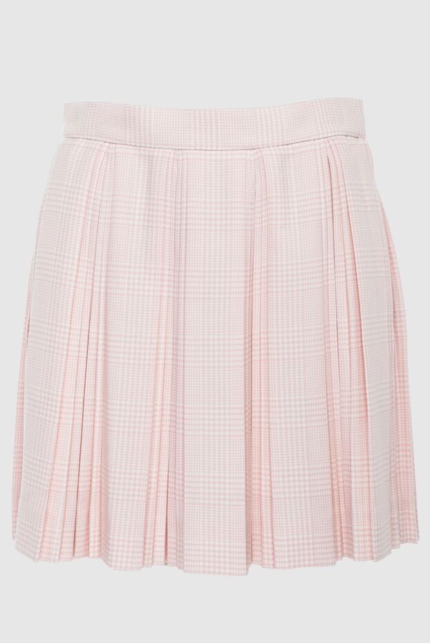 Balmain woman pink polyester and wool skirt for women buy with prices and photos 164334 - photo 1