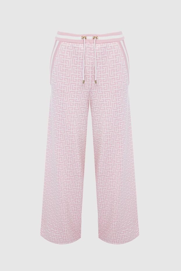 Balmain женские брюки розовые женские купить с ценами и фото 164341 - фото 1