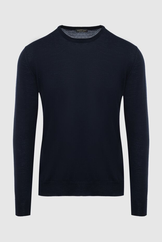 Cesare di Napoli man wool jumper blue for men buy with prices and photos 164387 - photo 1