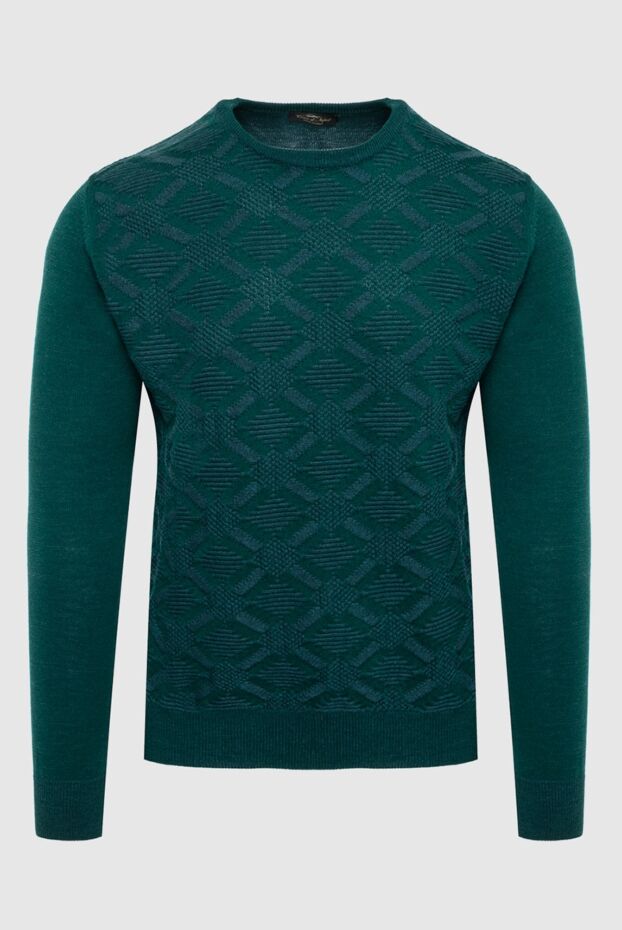 Cesare di Napoli man wool jumper green for men buy with prices and photos 164389 - photo 1