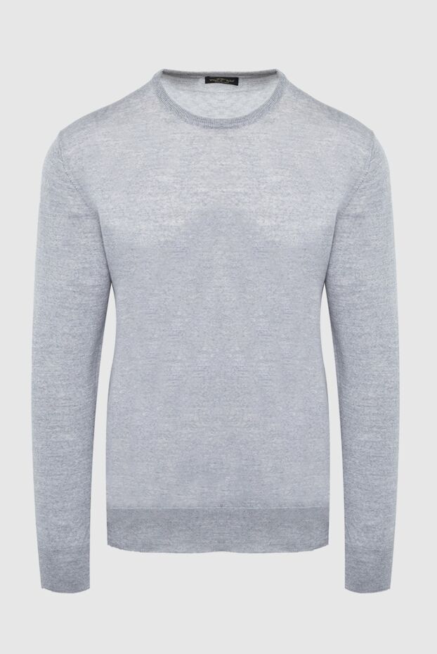 Cesare di Napoli man wool jumper gray for men buy with prices and photos 164395 - photo 1
