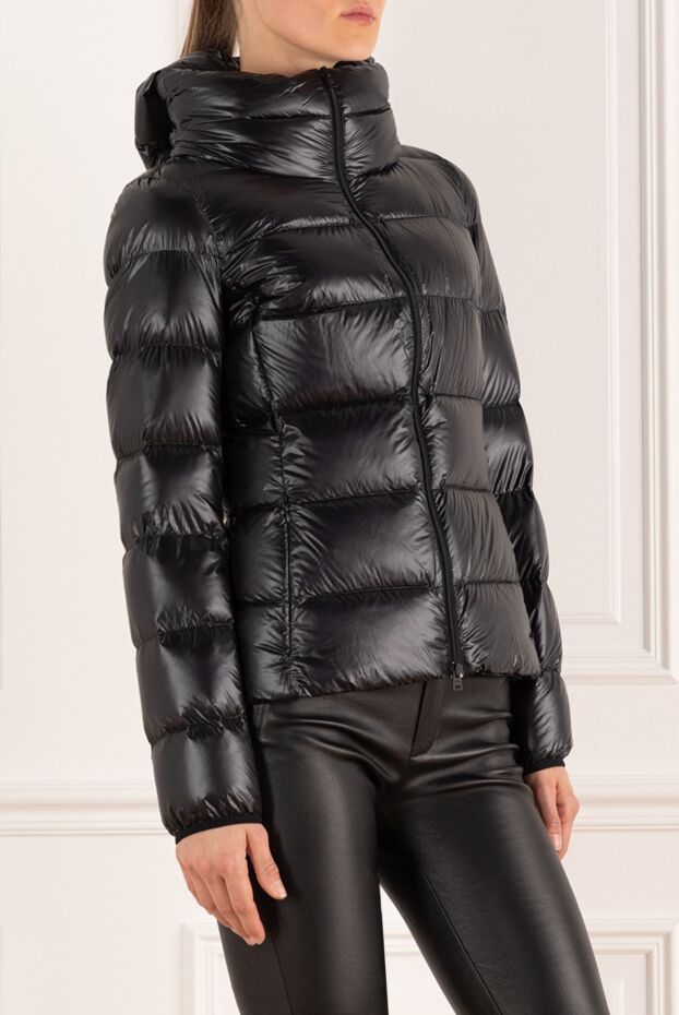 Herno women's short black down jacket with hood 164466 - photo 3