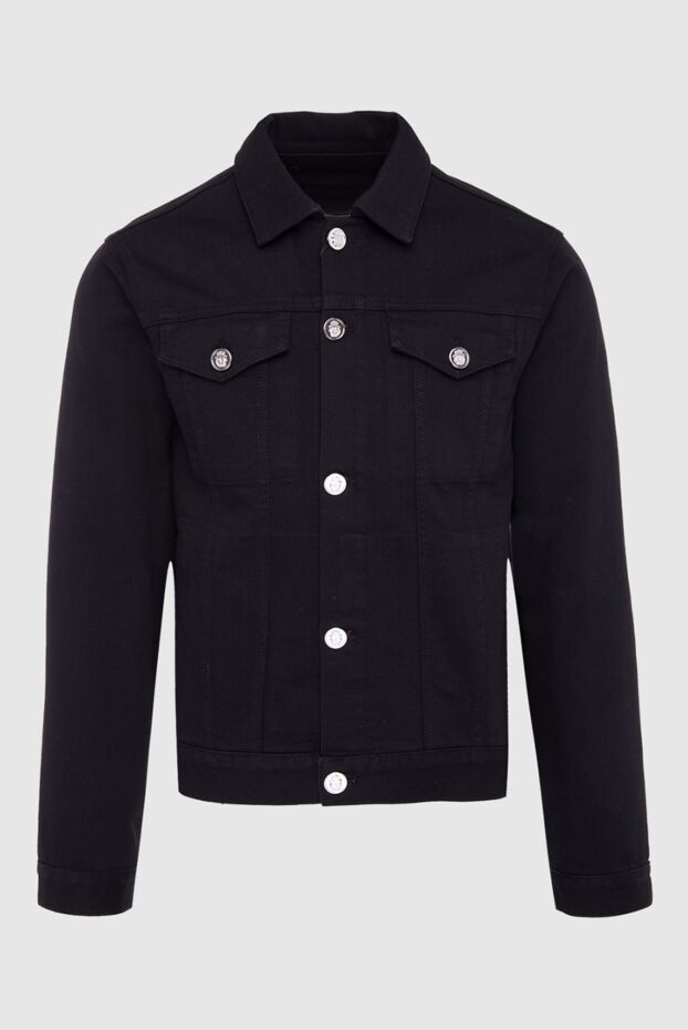 Billionaire man black wool and elastane denim jacket for men buy with prices and photos 164473 - photo 1