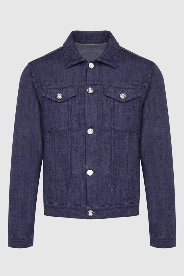 Billionaire man wool and elastane denim jacket blue for men buy with prices and photos 164474 - photo 1
