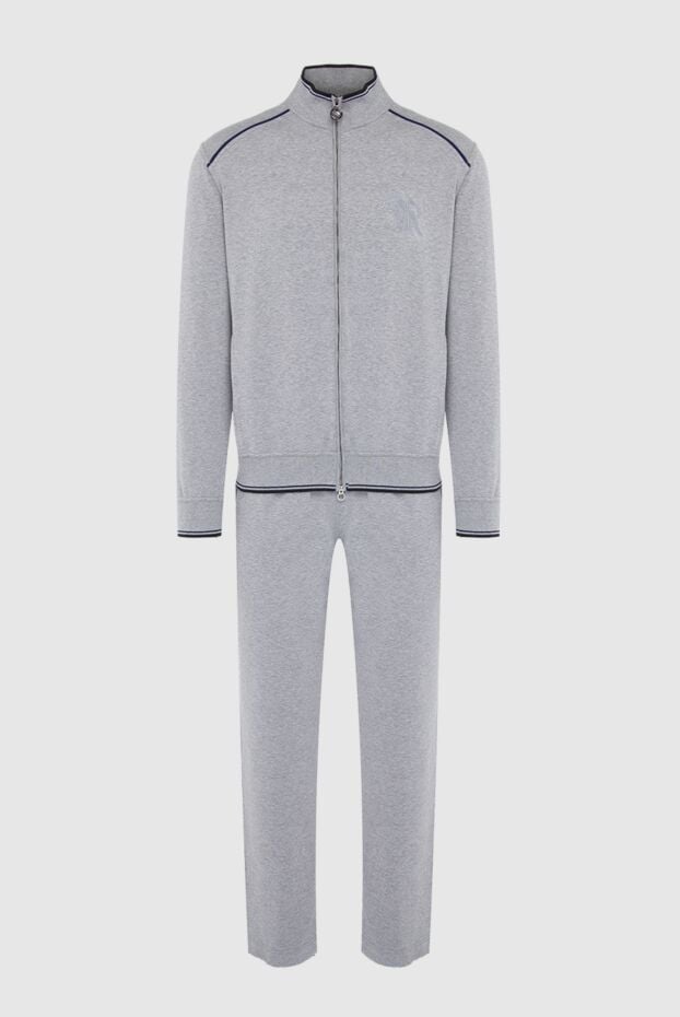 Stefano Ricci sports suit for men made of cotton and elastane gray 164526 - photo 1