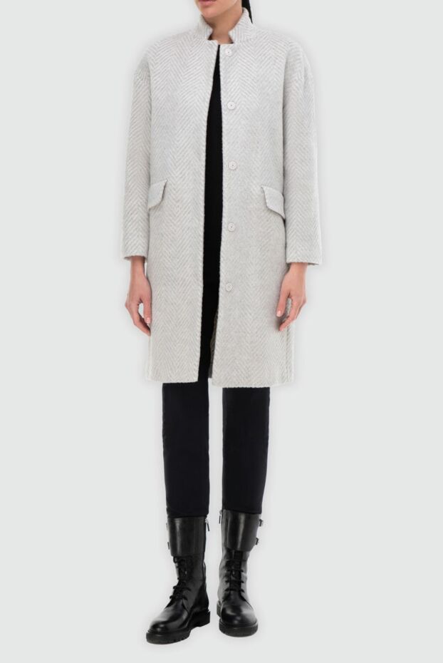 Peserico жіночі пальто сіре жіноче купити фото з цінами 164599 - фото 2
