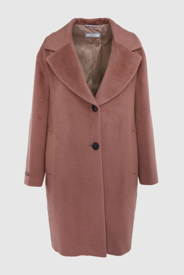 Peserico woman women's brown alpaca and cashmere coat buy with prices and photos 164604 - photo 1