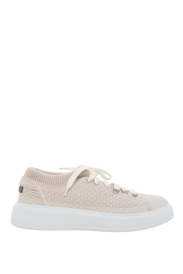 Peserico women's sneakers in pink with decorative texture. 164608 - photo 1