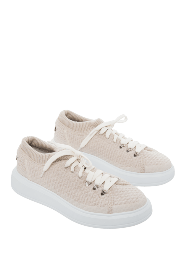 Peserico women's sneakers in pink with decorative texture. 164608 - photo 3