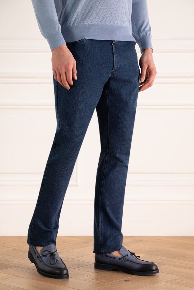 Zilli vintage style jeans with red seam trim 164635 - photo 3