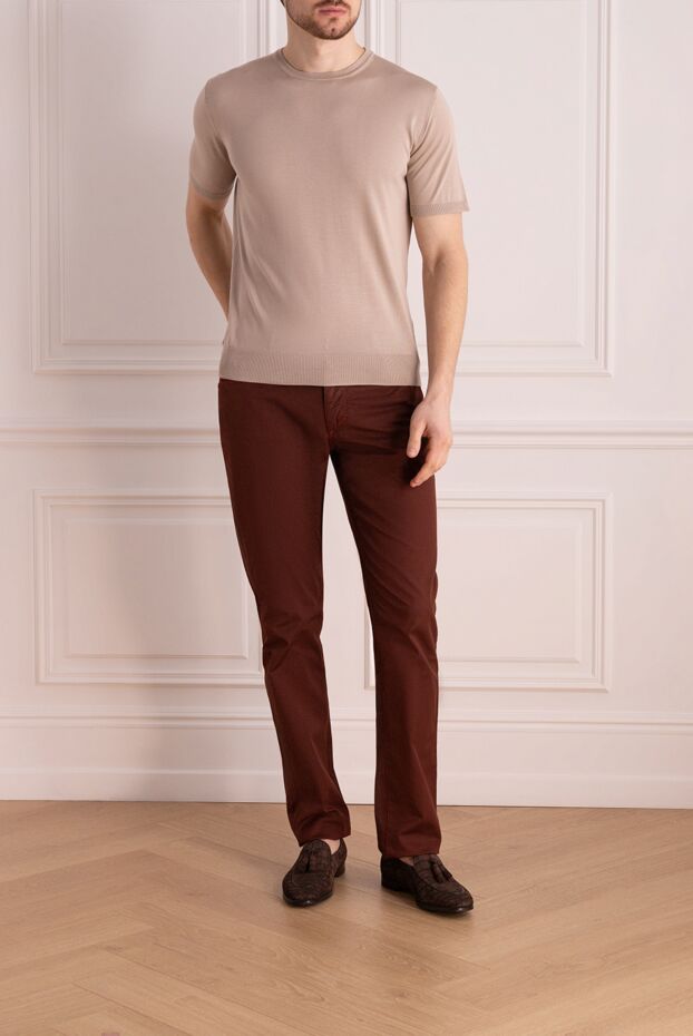 Zilli man red cotton jeans for men buy with prices and photos 164647 - photo 2