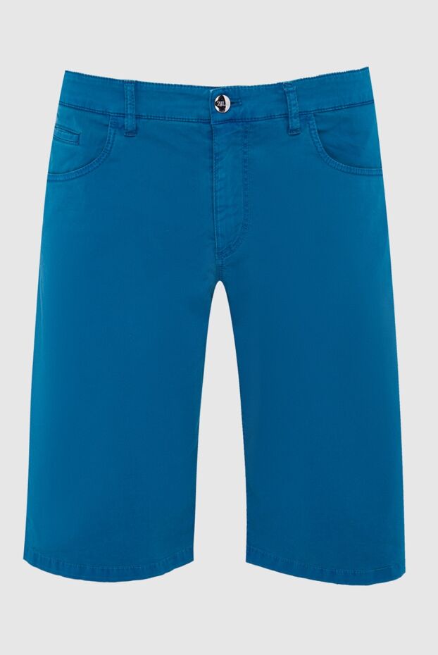 Men's shorts universal blue made of light cotton - photo 1