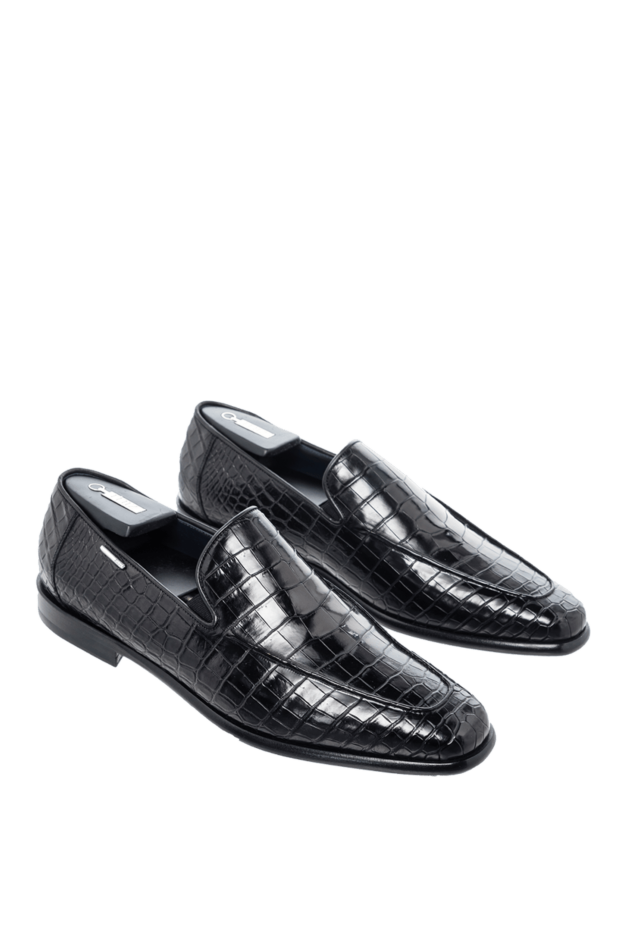 Zilli men's shoes made of genuine crocodile leather with textured embossing 164696 - photo 3